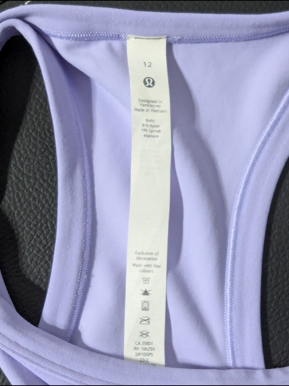 lululemon athletica Lilac Athletic Tank Top - Women's - Picture 6 of 6